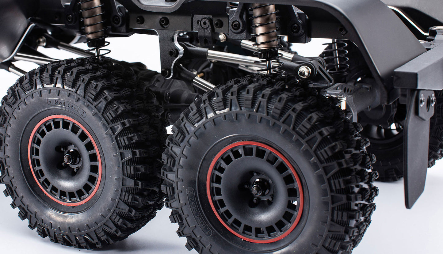 AMXRock RCX10.3B Scale Crawler 6x6 Pick-up 1:10 ARTR Gray