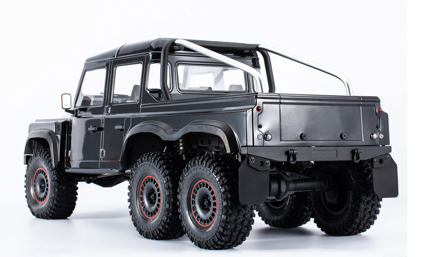 AMXRock RCX10.3B Scale Crawler 6x6 Pick-up 1:10 ARTR Black