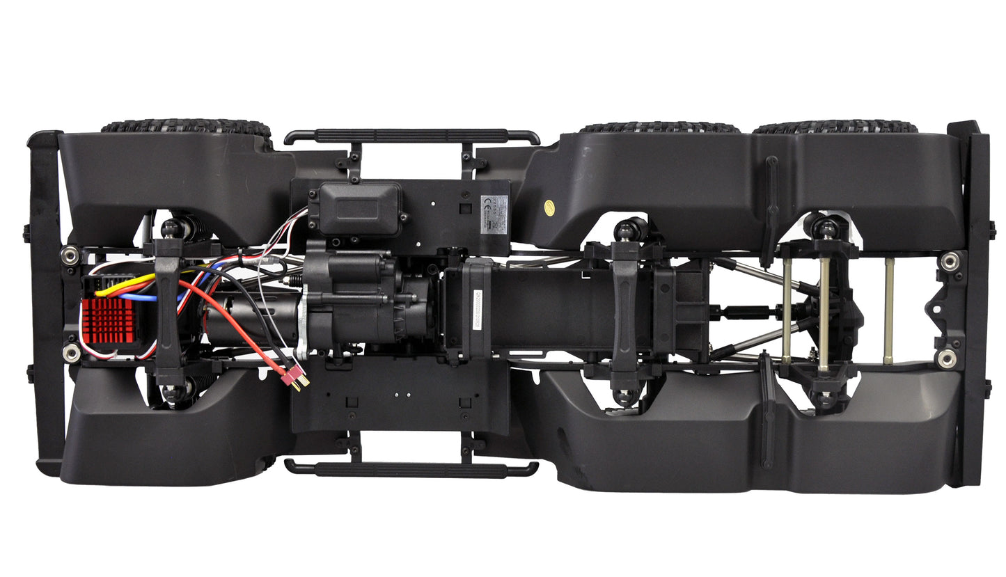 AMXRock RCX10.3B Scale Crawler 6x6 Pick-up 1:10 ARTR Black