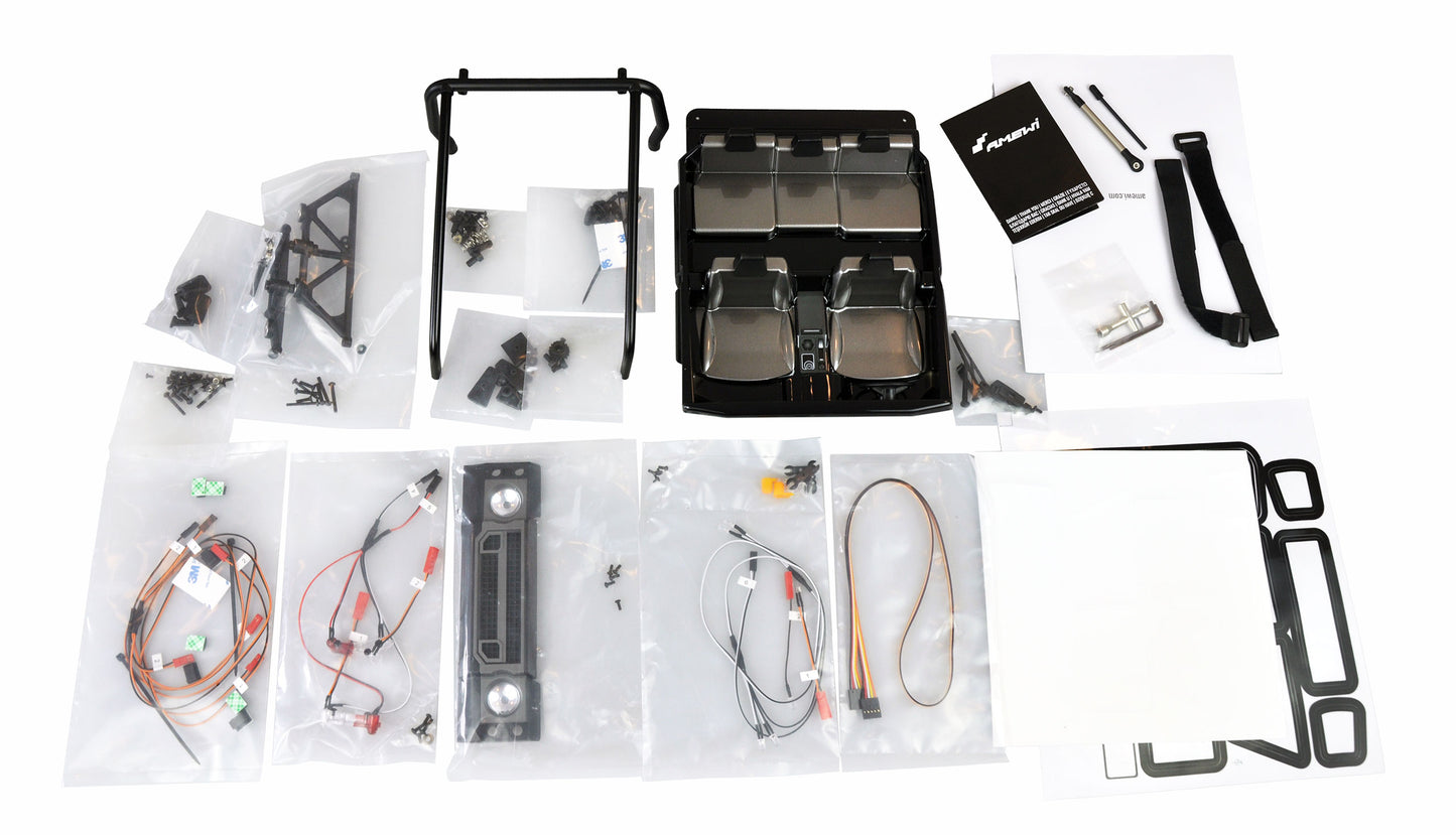 AMXRock RCX10.3R Scale Crawler 6x6 Pick-up 1:10 Roller