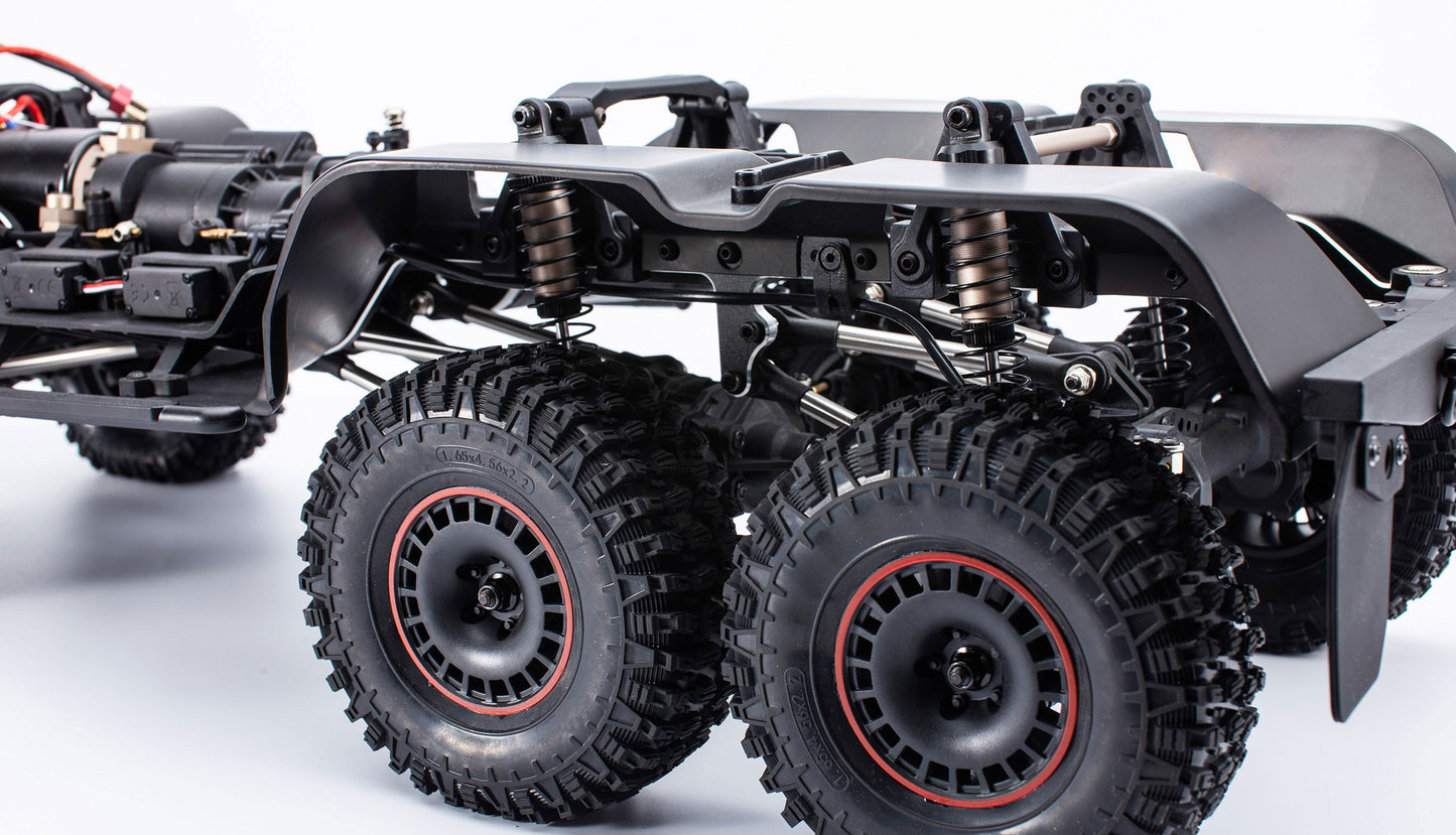AMXRock RCX10.3P Scale Crawler 6x6 Pick-up 1:10 ARTR Black