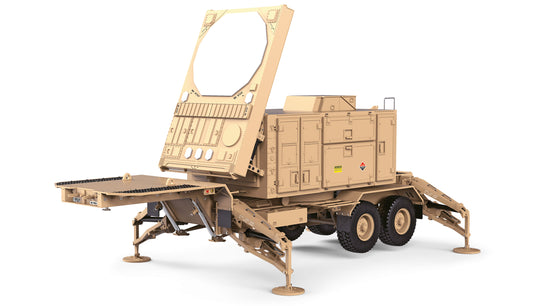 U.S. M747 Sattelauflieger Radar 1:12 Kit sand