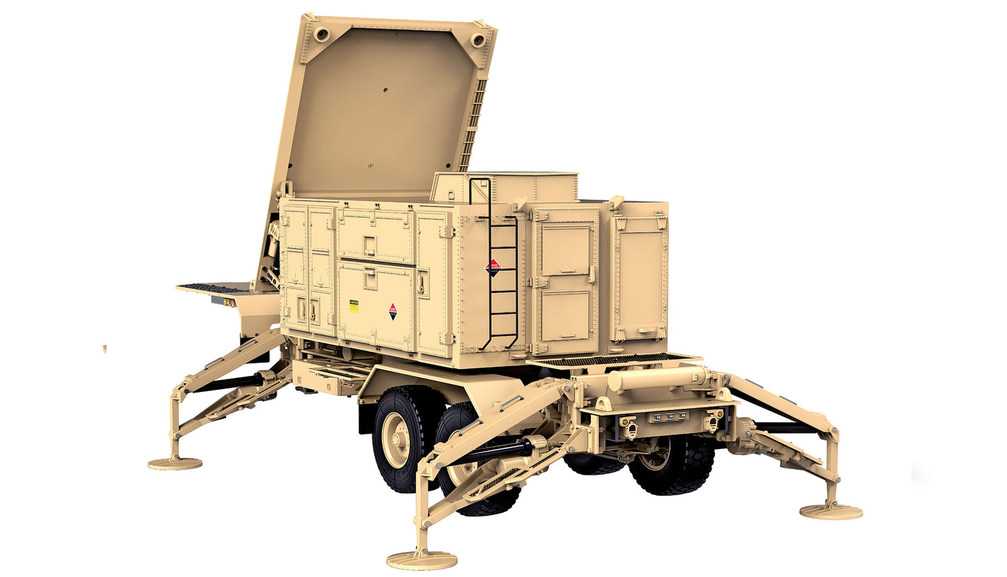 U.S. M747 Sattelauflieger Radar 1:12 Kit sand