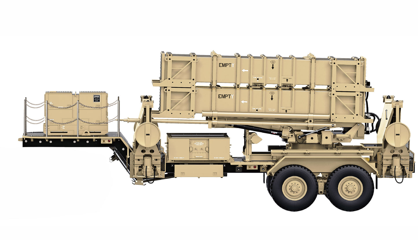 U.S. M747 Sattelauflieger Raketenwerfer 1:12 Kit sand