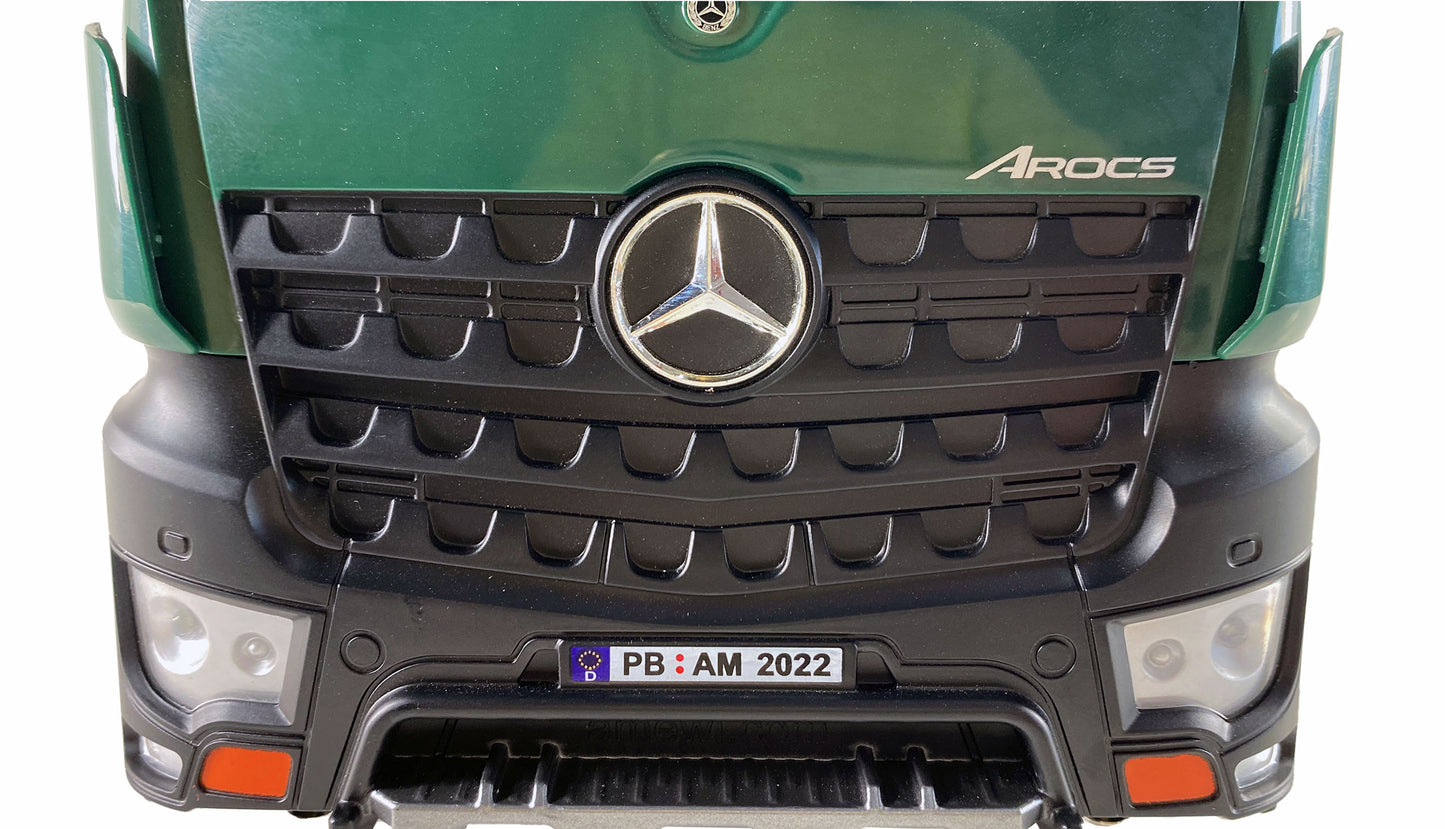 Mercedes-Benz Arocs Lizenz Kranwagen With Kipper RTR Green