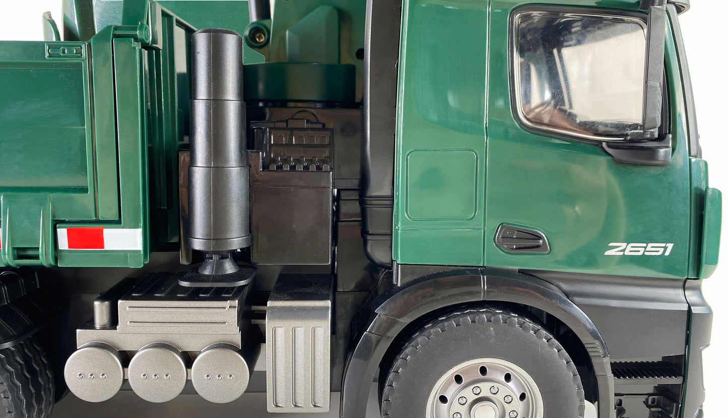 Mercedes-Benz Arocs Lizenz Kranwagen With Kipper RTR Green