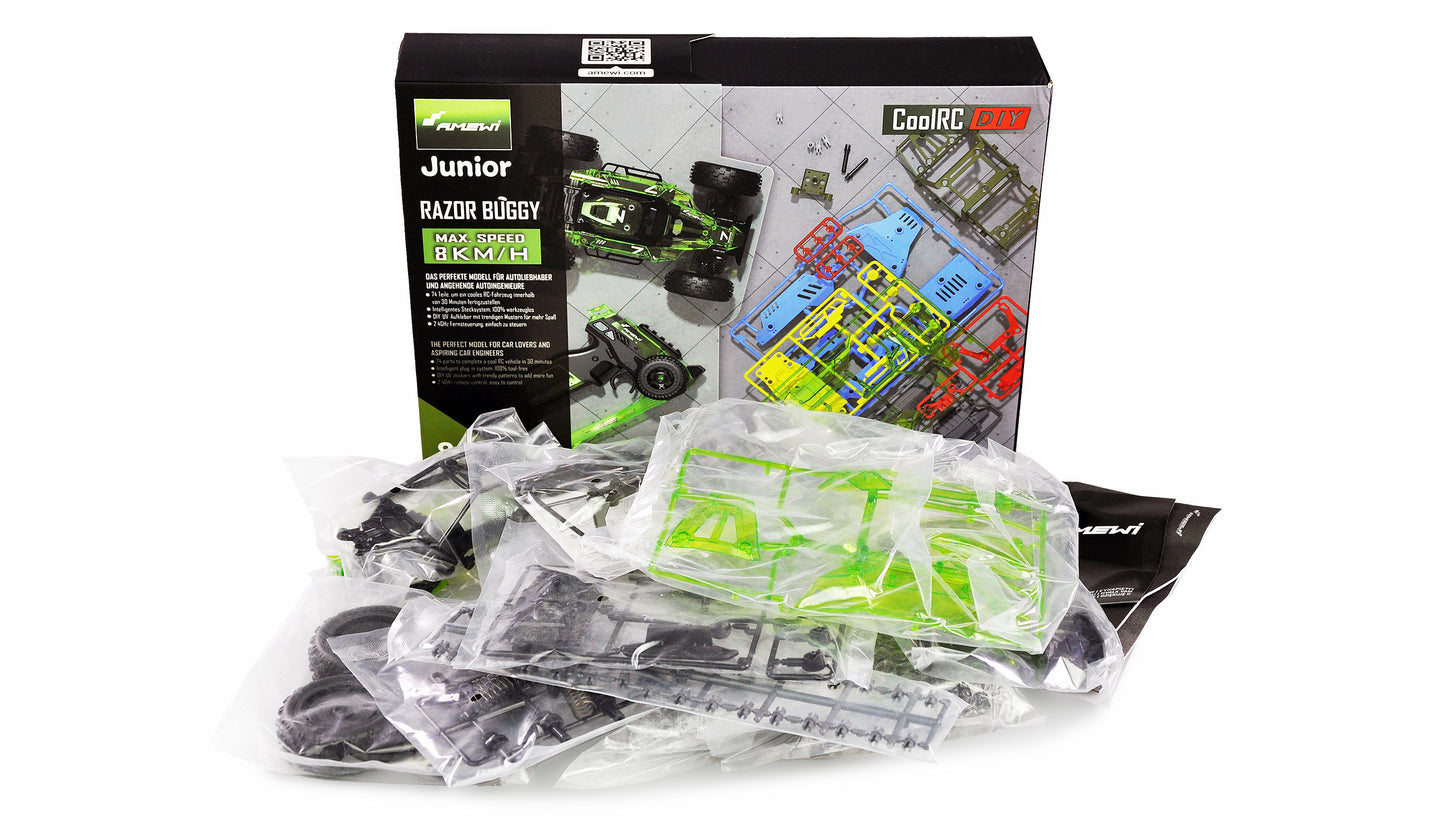 CoolRC DIY Razor Buggy 2WD 1:18 Bausatz Green