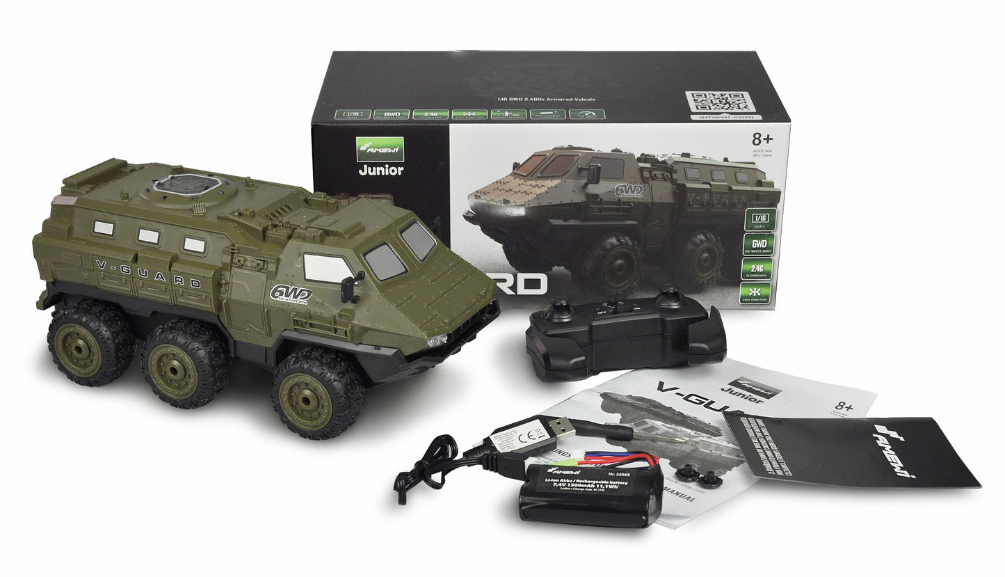 V-Guard gepanzertes Vehicle 6WD 1:16 RTR olivgrün