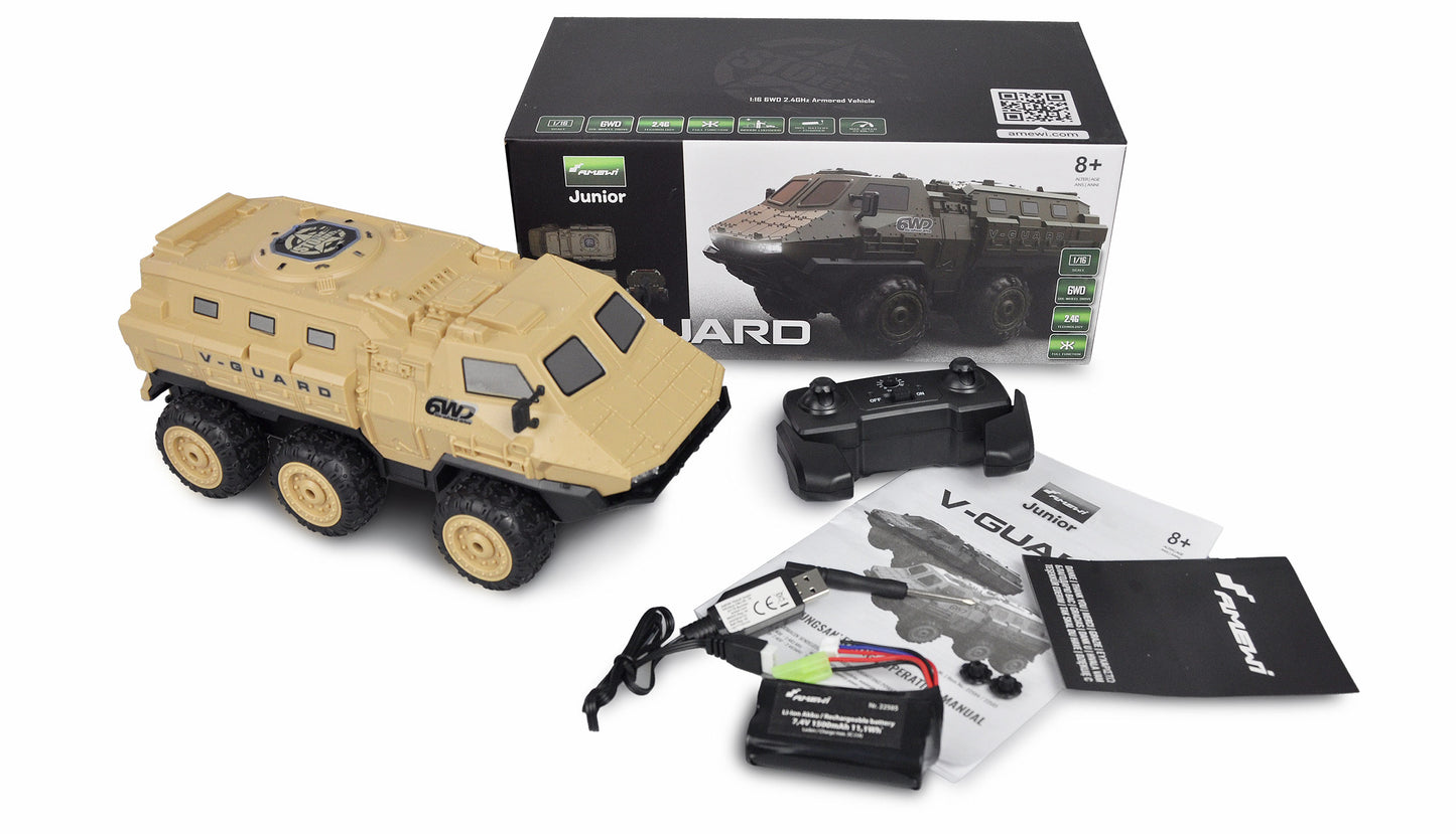 V-Guard gepanzertes Vehicle 6WD 1:16 RTR sand