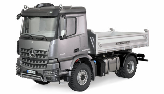 Mercedes-Benz Arocs Hydraulik Muldenkipper Pro 4x4 1:14 RTR Gray