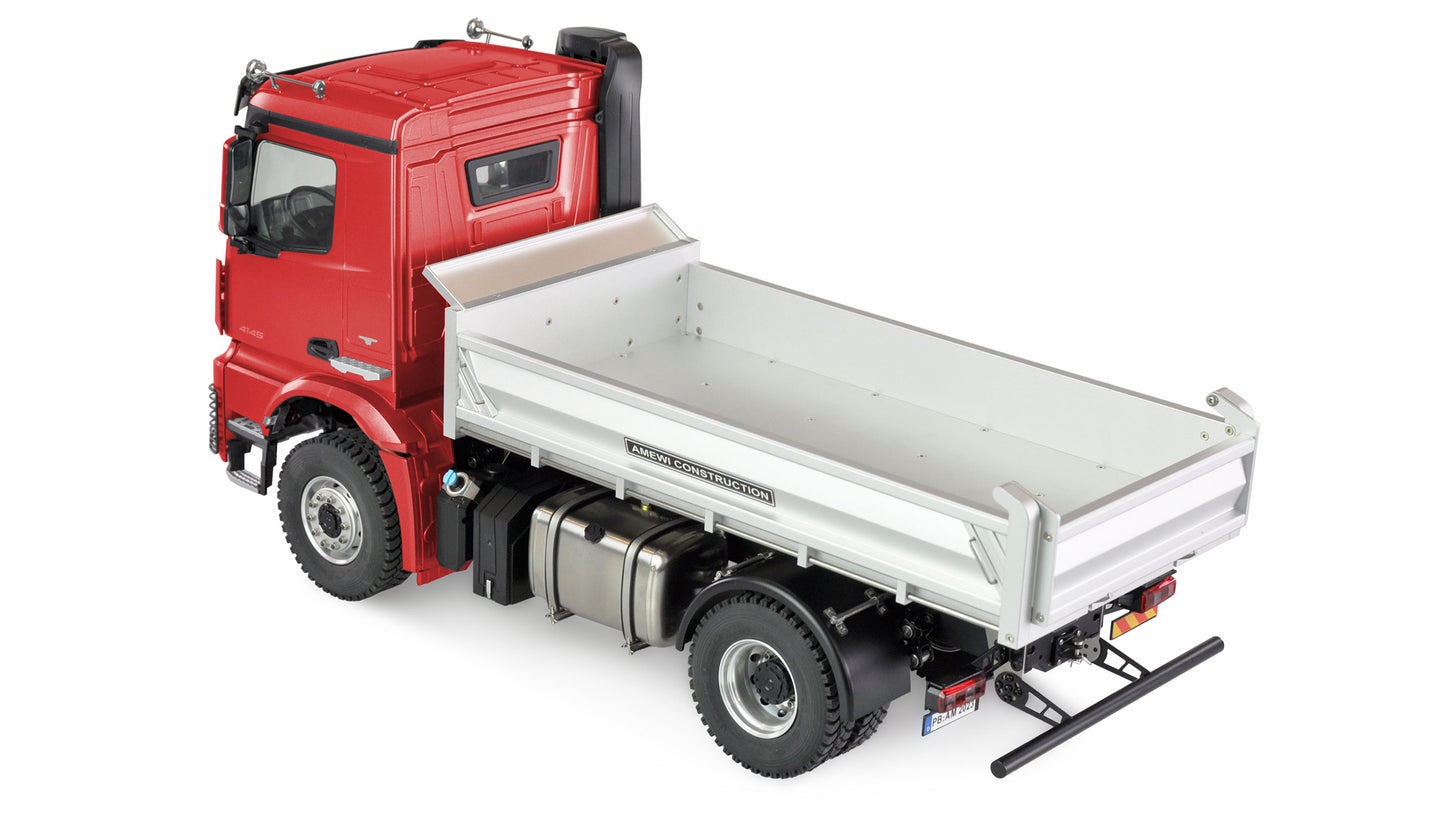 Mercedes-Benz Arocs Hydraulik Muldenkipper Pro 4x4 1:14 RTR Red