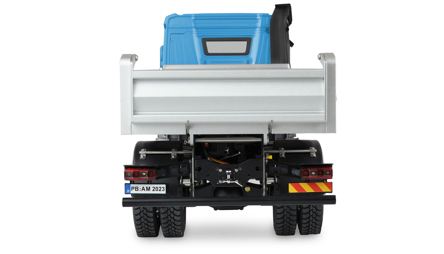 Mercedes-Benz Arocs Hydraulik Muldenkipper Pro 4x4 1:14 RTR hellblau