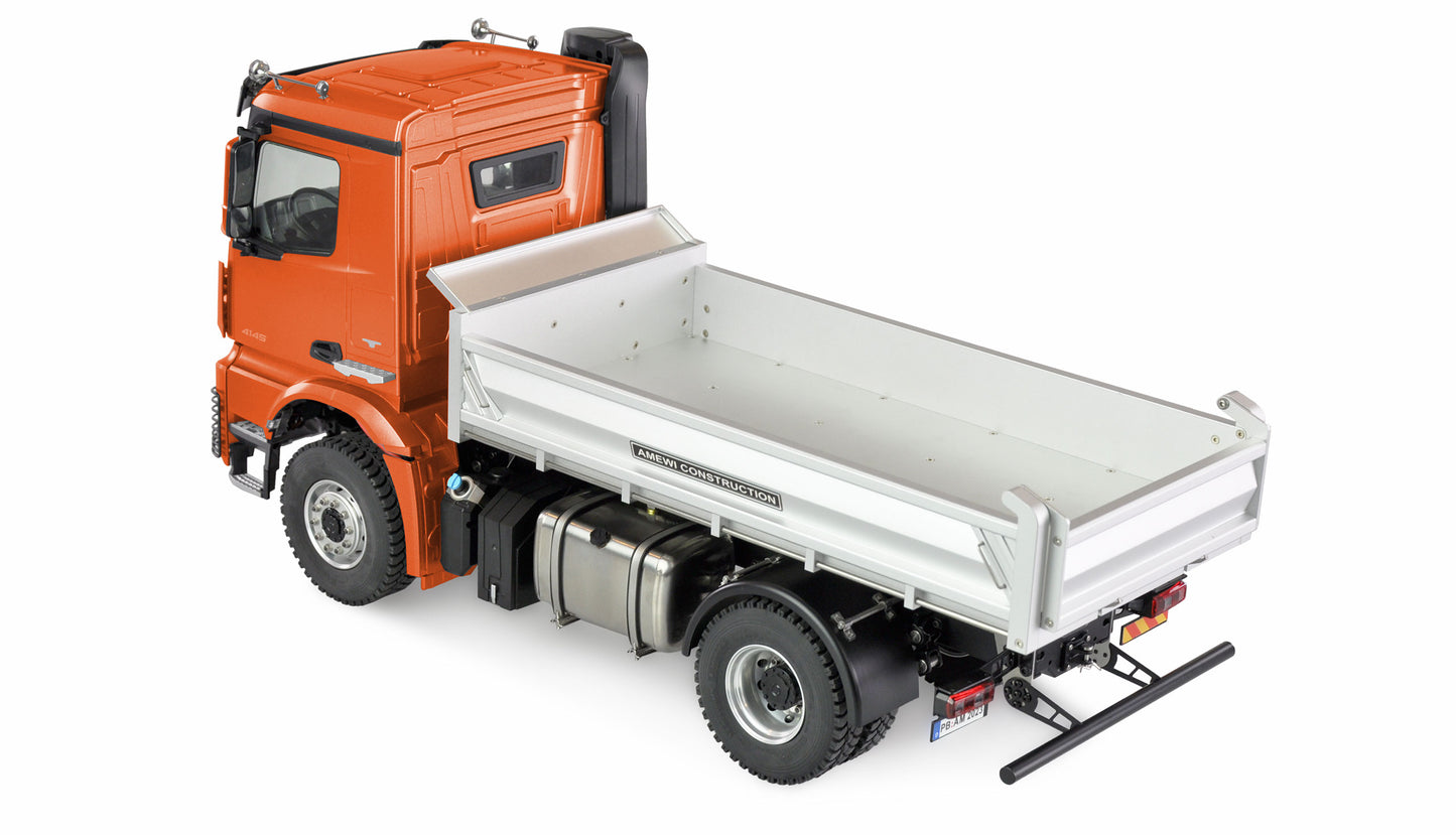 Mercedes-Benz Arocs Hydraulik Muldenkipper Pro 4x4 1:14 RTR Orange