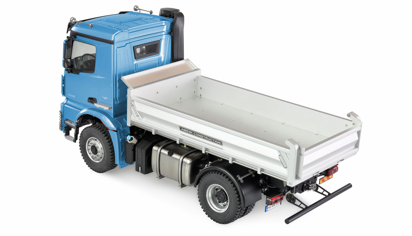 Mercedes-Benz Arocs Hydraulik Muldenkipper Basic 4x2 1:14 RTR hellblau
