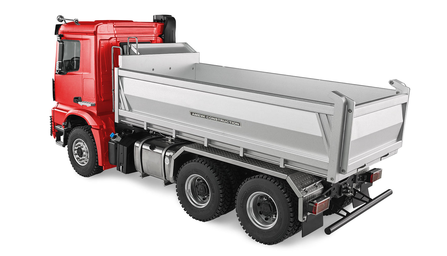 Mercedes-Benz Arocs Hydraulik Muldenkipper Pro 6x6 1:14 RTR Red