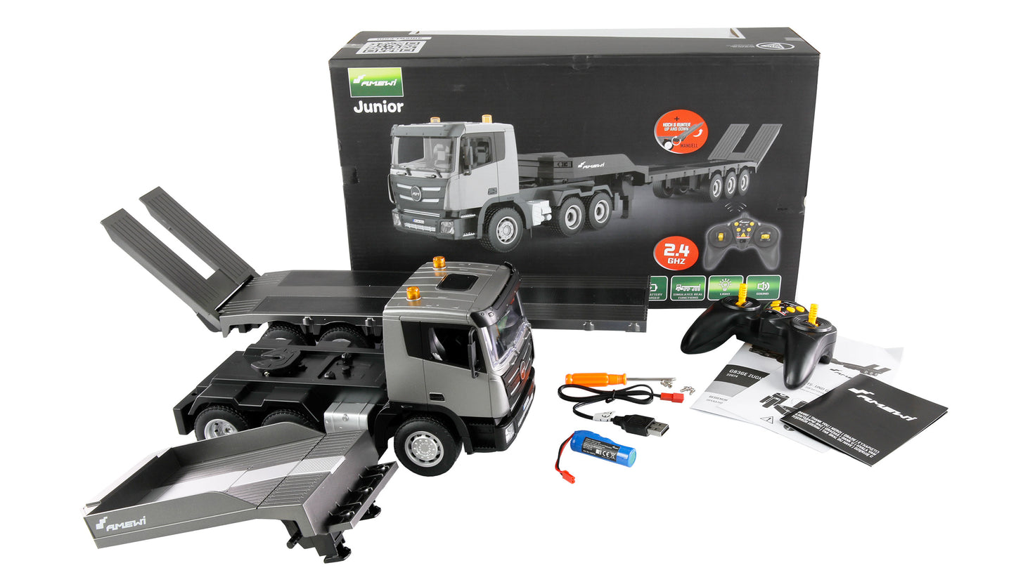 G836E Zugmaschine With Tieflader 1:24 RTR