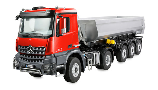 Mercedes-Benz Arocs Sattelzug With Kippauflieger 4x4 1:14 RTR Red