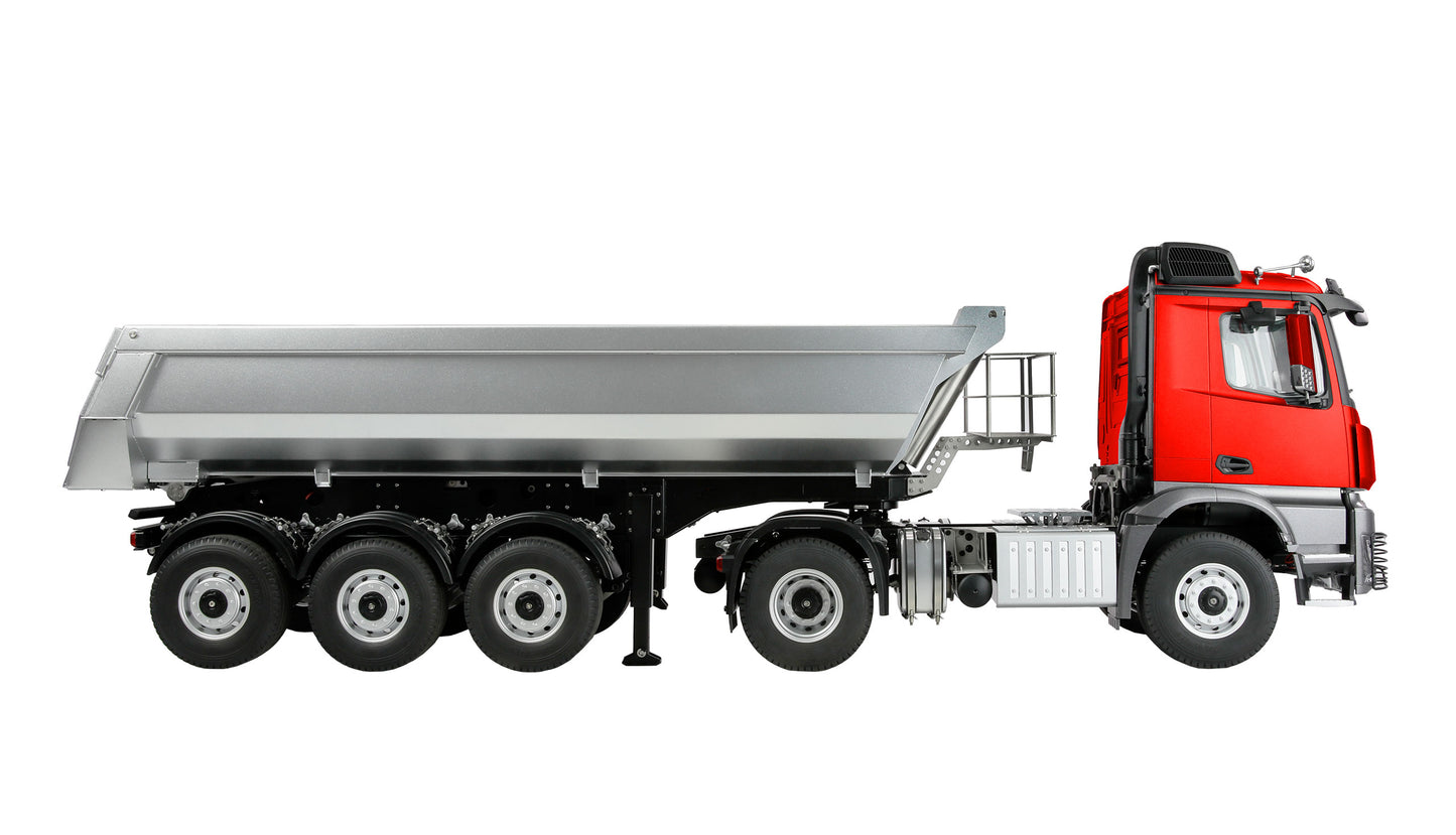 Mercedes-Benz Arocs Sattelzug With Kippauflieger 4x4 1:14 RTR Red