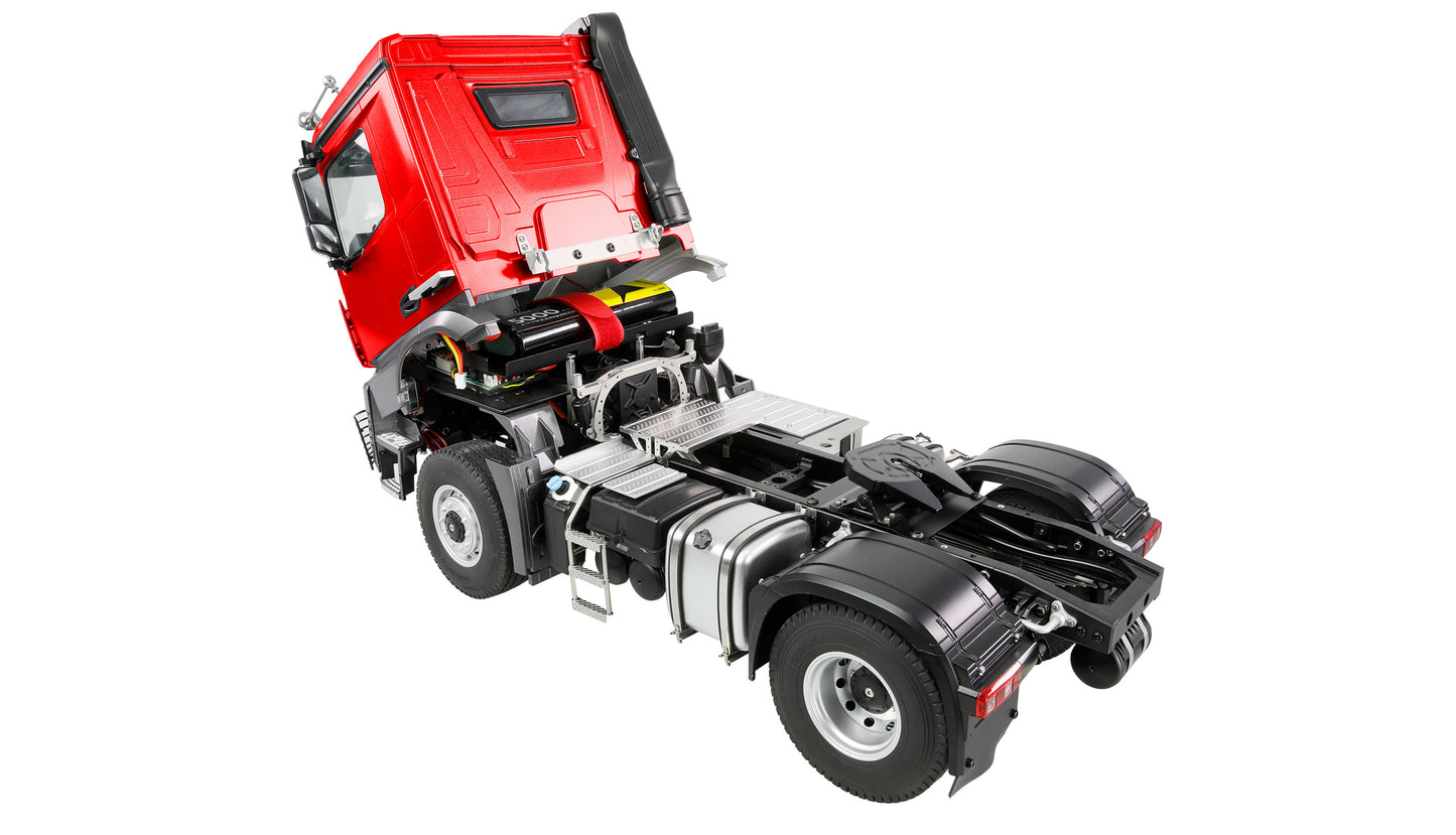 Mercedes-Benz Arocs Sattelzug With Kippauflieger 4x4 1:14 RTR Red