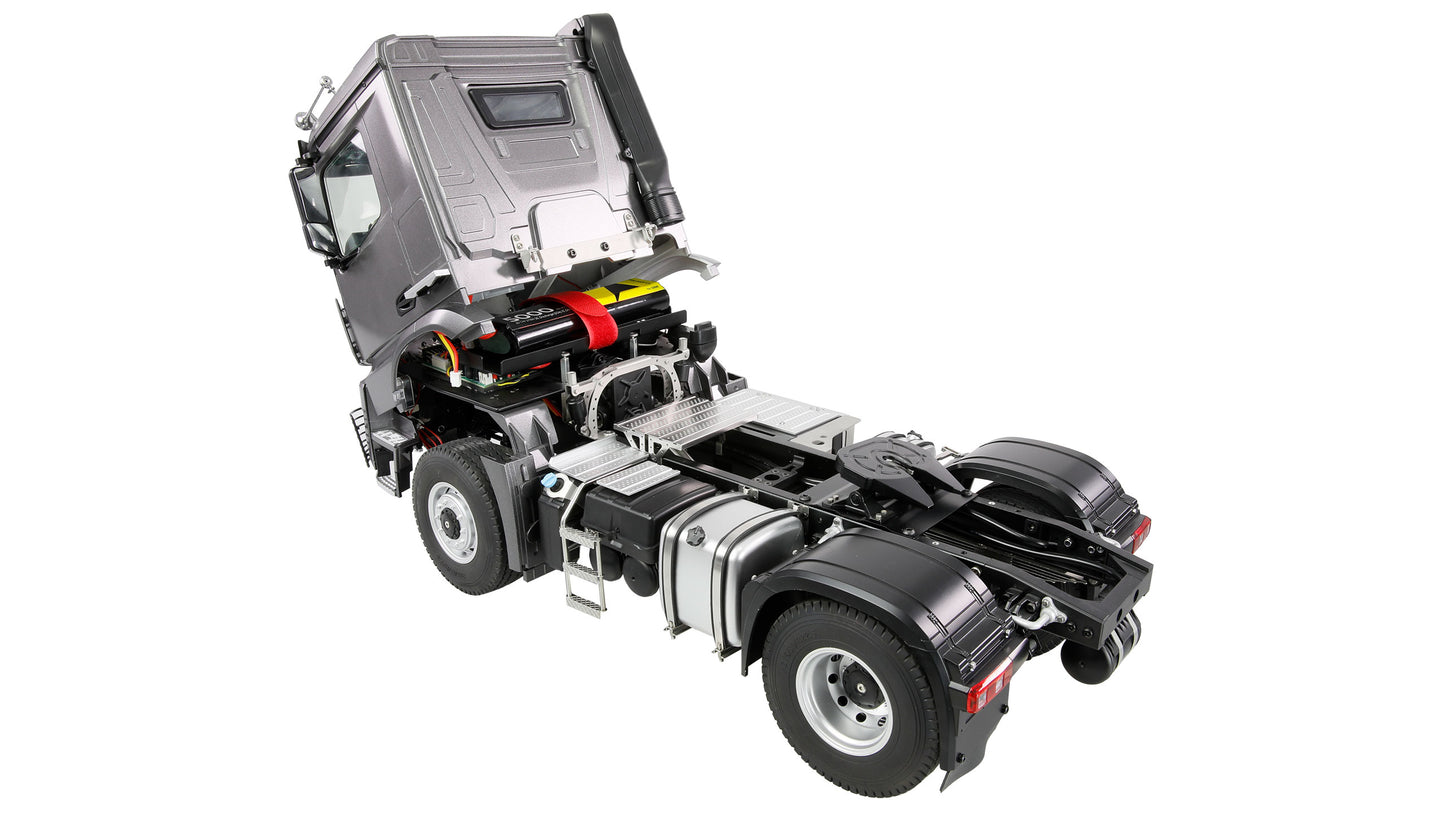 Mercedes-Benz Arocs Sattelzug With Kippauflieger 4x4 1:14 RTR anthrazit