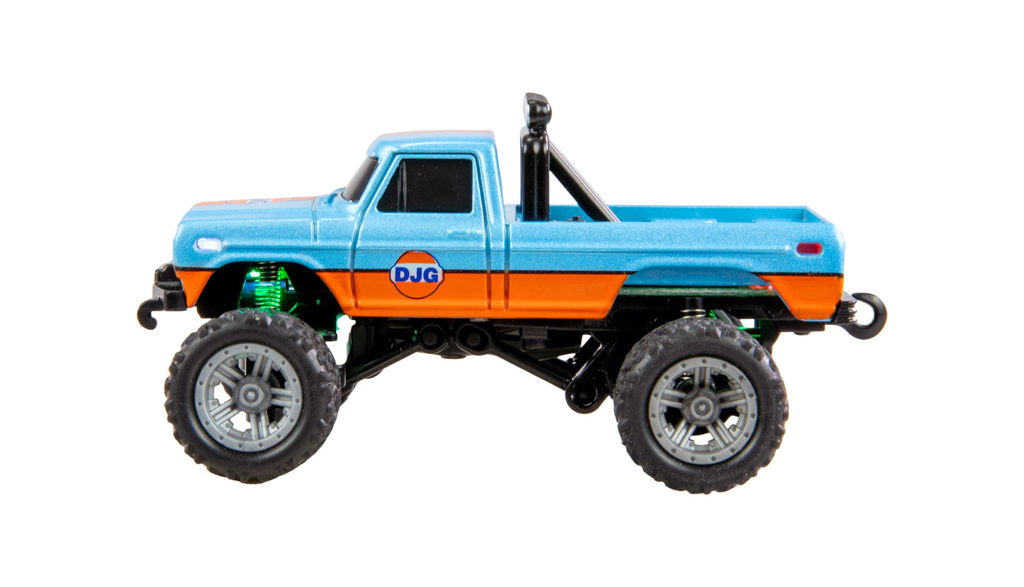 RC-Monstertruck Die Cast 1:64 RTR Blue/Orange