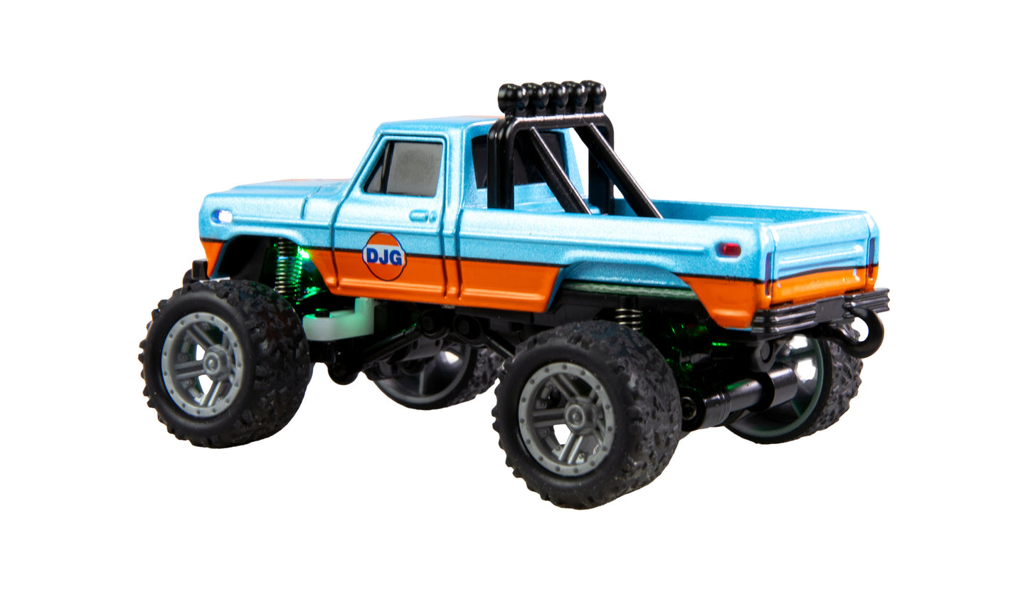RC-Monstertruck Die Cast 1:64 RTR Blue/Orange