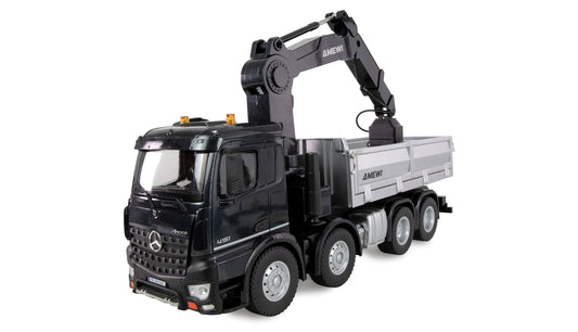 Mercedes-Benz Arocs Kranwagen With Kipper 8x4/4 4WD 1:18 RTR