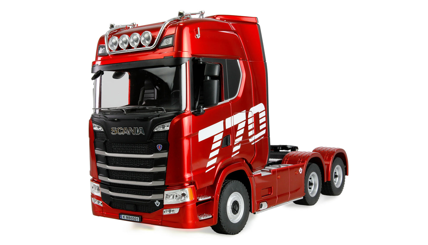 Scania 770 S Zugmaschine 6x4 1:18 RTR Red