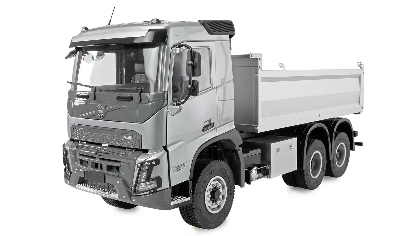 Volvo FMX E015 Muldenkipper 6x4 1:14 RTR Silver