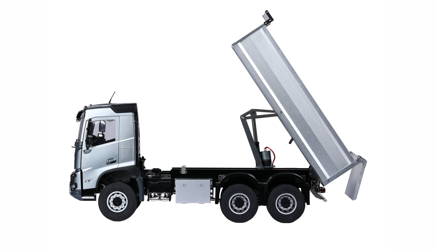 Volvo FMX E015 Muldenkipper 6x4 1:14 RTR Silver
