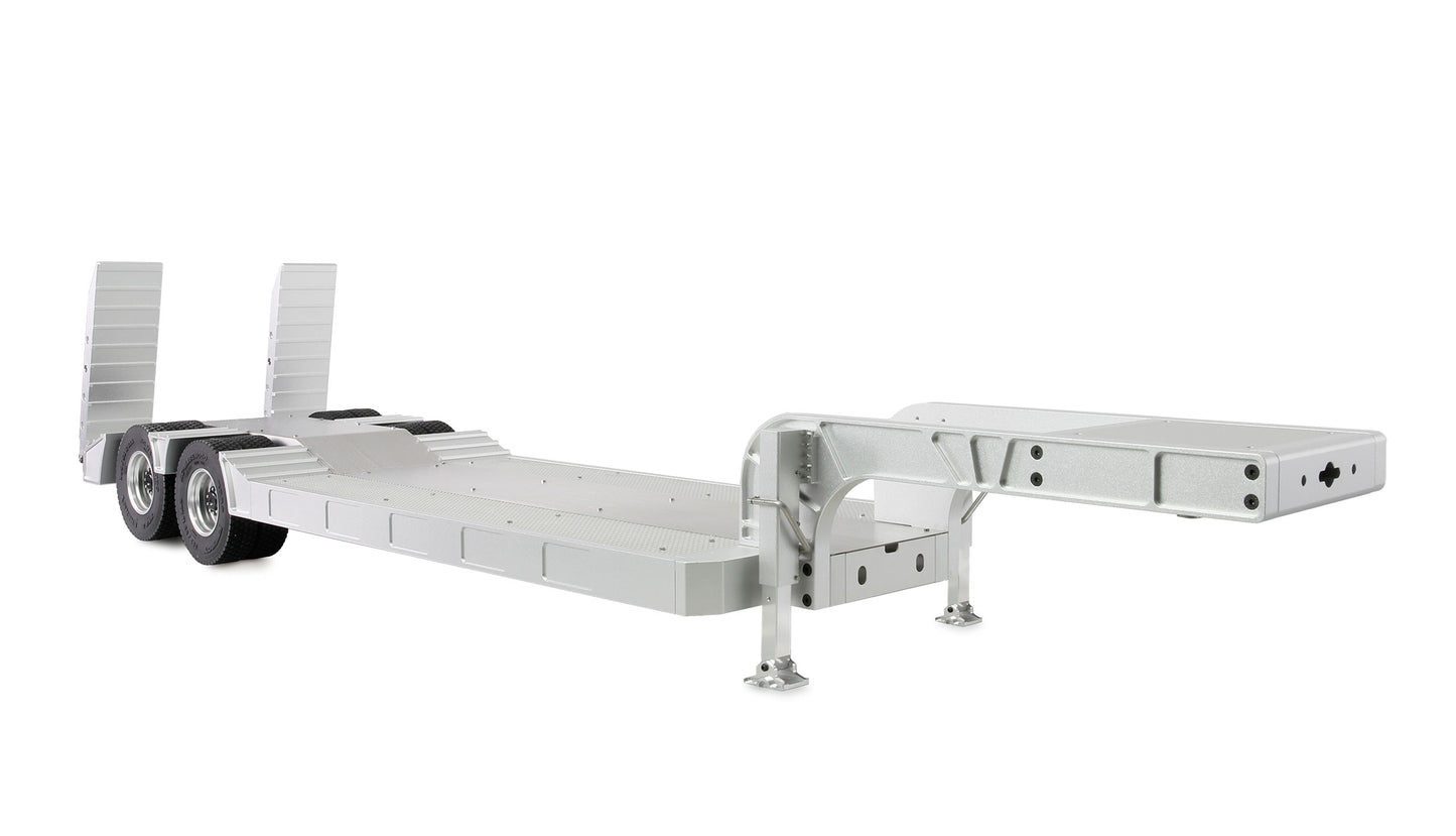 Tieflader-Sattelauflieger With Doppelachse Out Aluminum 1:14 Kit
