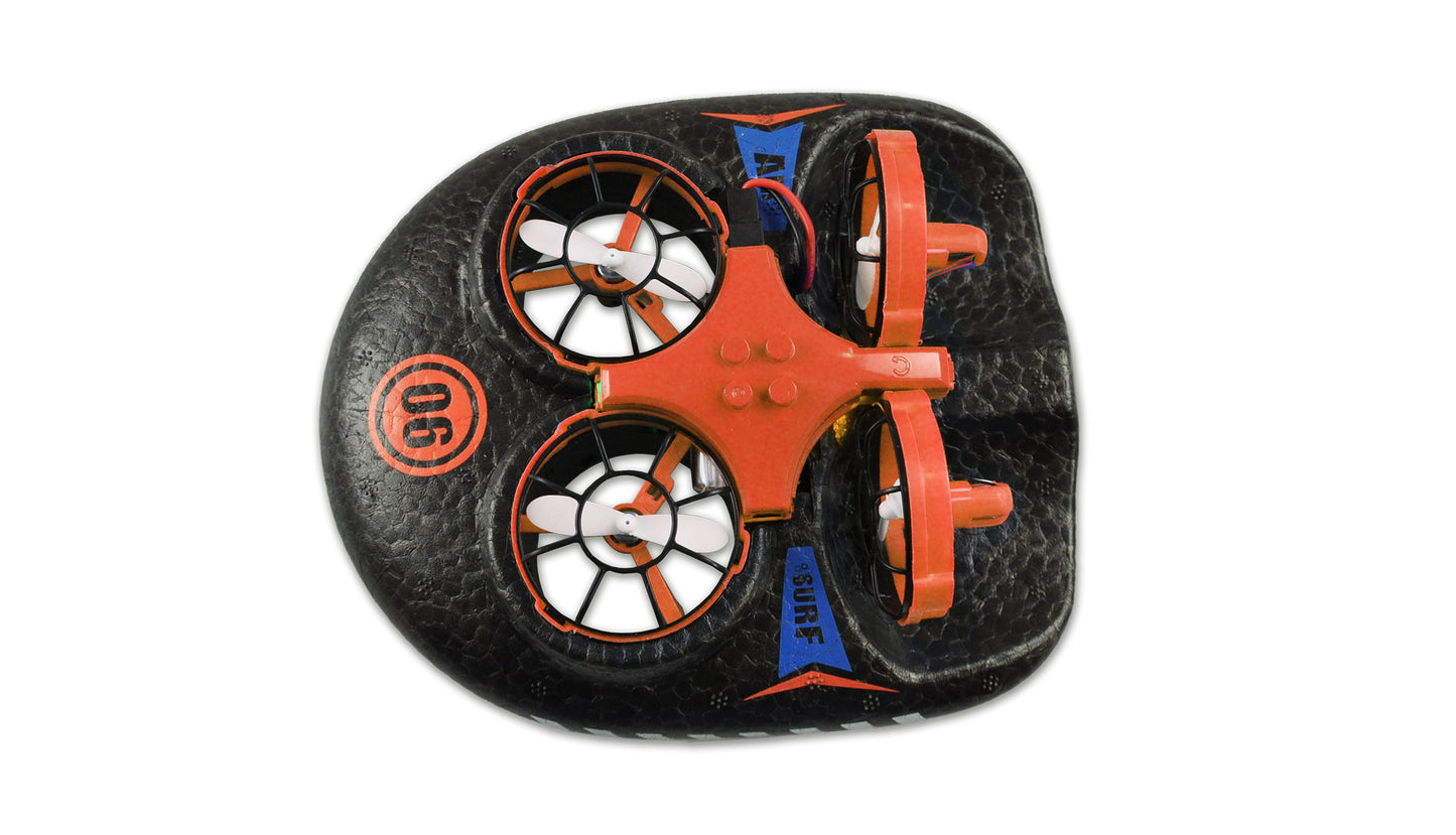 Trix 3-In-1 Drohne Luftkissenfahrzeug Orange