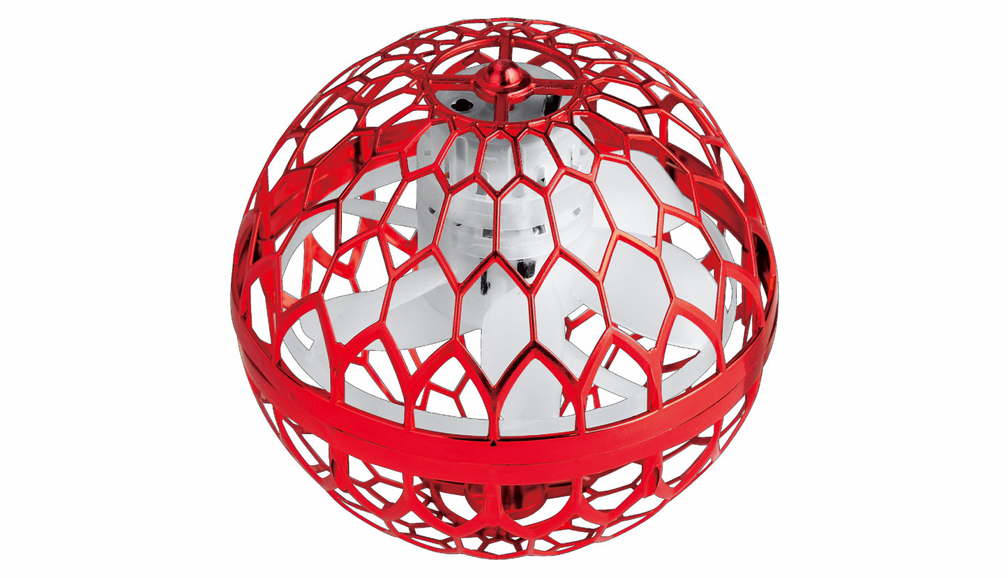 Magischer Hover Fly Ball 96mm With Gyro, Red
