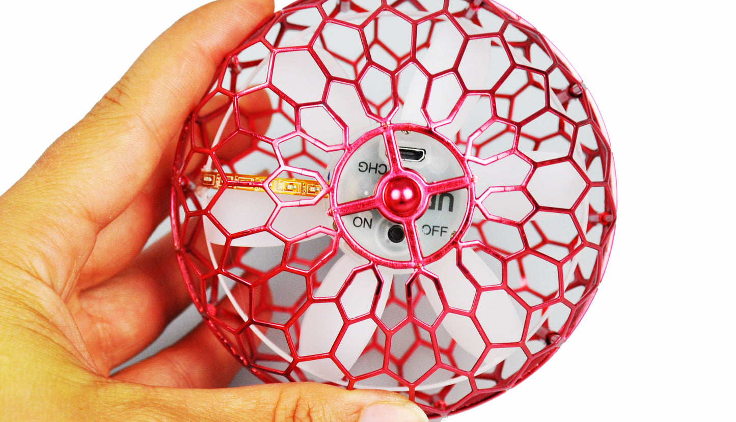 Magischer Hover Fly Ball 96mm With Gyro, Red