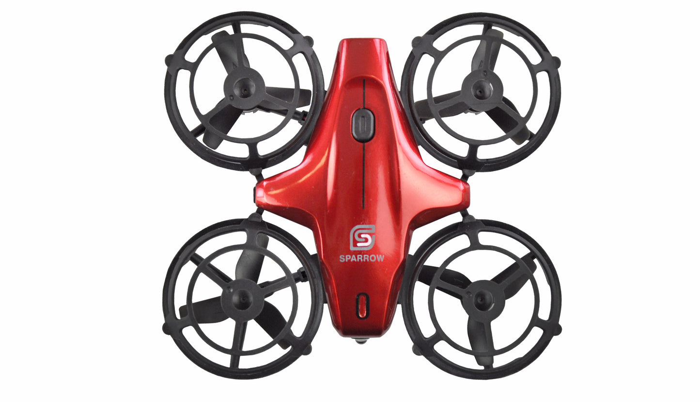 Sparrow Mini-Drohne With Steuerungssensoren, Red