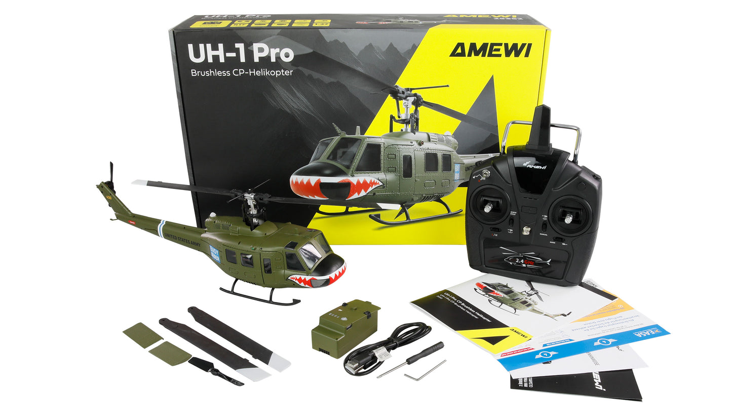 UH-1 PRO Brushless CP-Helikopter 6-Kanal 6G RTF