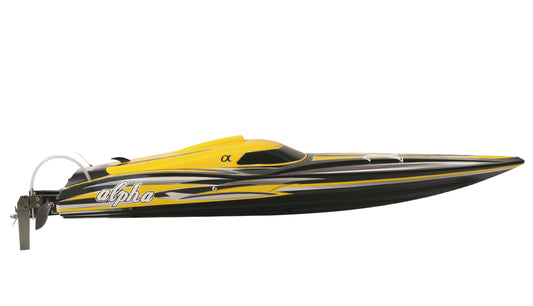 Alpha Mono-Rennboot 1060mm Brushless 4-6S Yellow