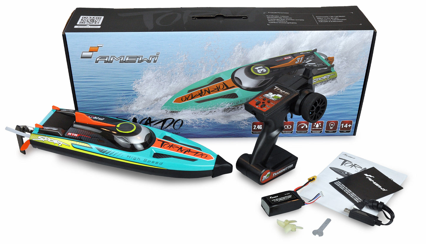 Tornado High Speed Boot Brushless 450mm 65km/h RTR