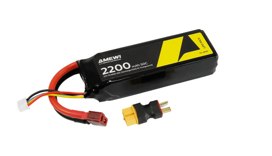 LiPo Battery 3S 11,1V 2200mAh 50C T-Plug