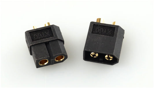 XT60 Connector And Socket Black 1 paar