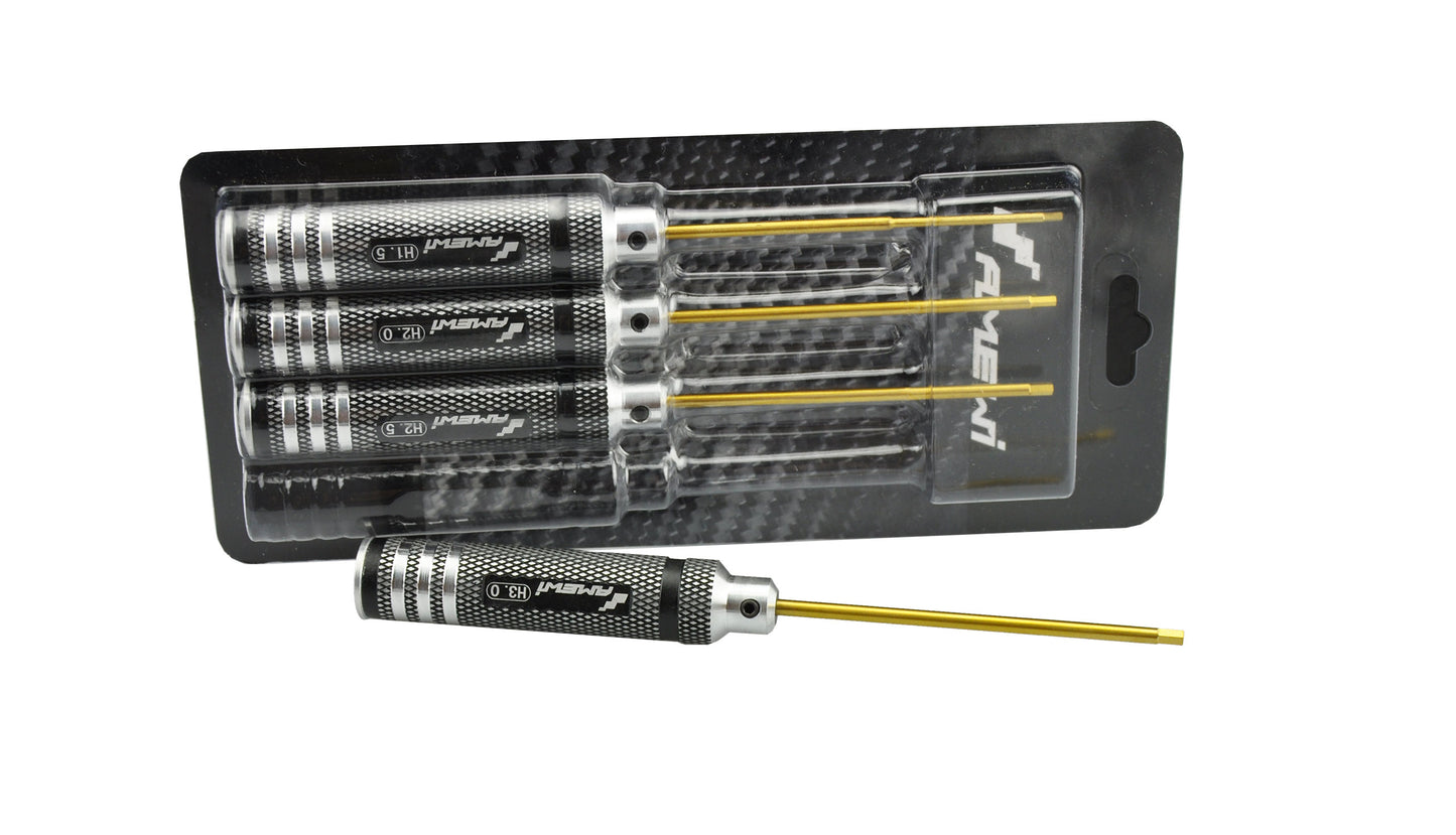 Innensechskant Screwdriver Set, 4 Stück