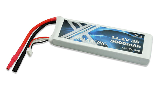 LiPo Battery 3S 11,1V 5000mAh 40C Softcase, 5mm Goldkontakt