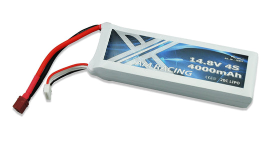 LiPo Battery 4S 14,8V 4000mAh 20C Softcase, DEANS