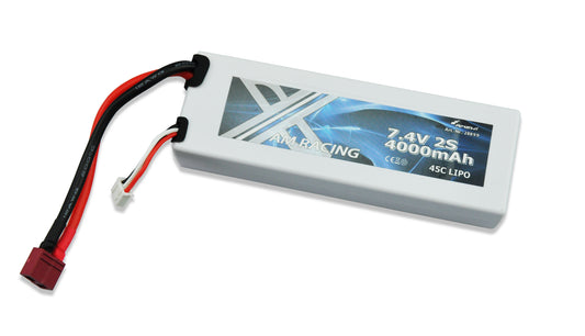 LiPo Battery 2S 7,4V 4000mAh 45C Hardcase, DEANS