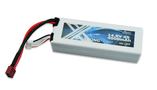 LiPo Battery 4S 14,8V 4000mAh 45C Hardcase, DEANS