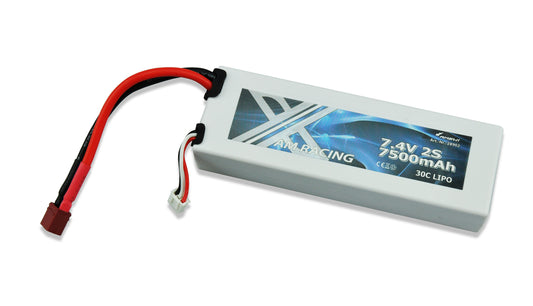 LiPo Battery 2S 7,4V 7500mAh 30C Hardcase, DEANS