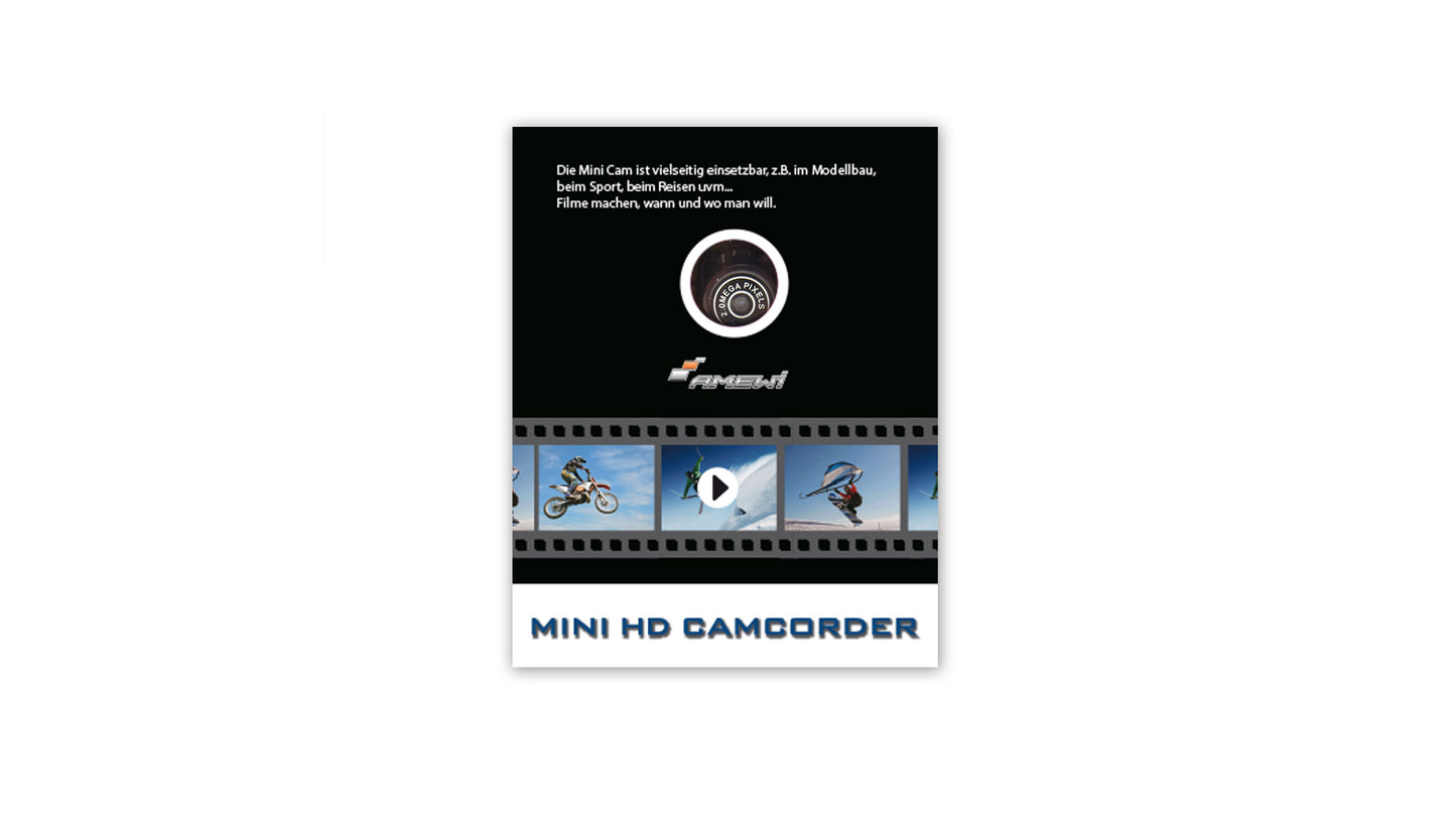 HD Mini Camcorder - extrem Small, extrem leicht