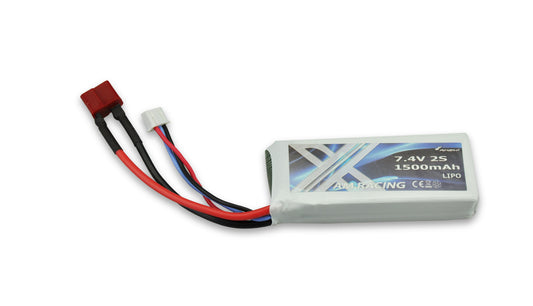 LiPo Battery 2S 7.4V 1500mah 20C Softcase, DEANS