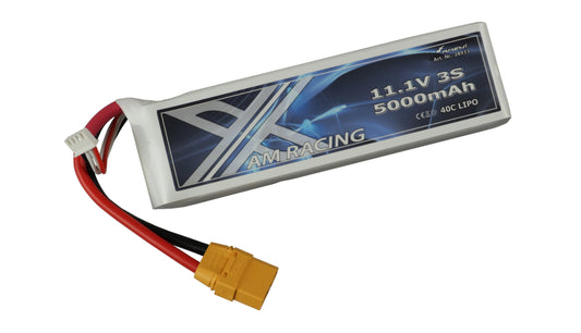 AMXRacing LiPo Battery 3S 11,1V 5000mAh 40C Softcase, XT90