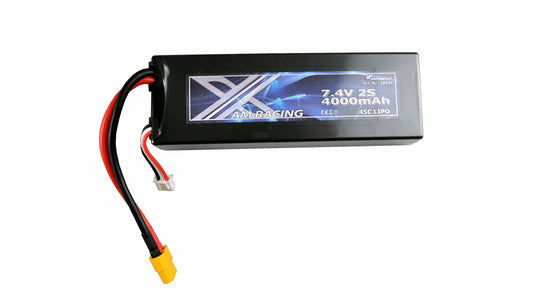 LiPo Battery 2S 7,4V 4000mAh 45C Hardcase, XT60